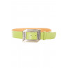 Ceinture femme en vert avec boucle rectangulaire. SG0218 - 2