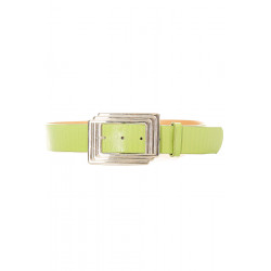 Ceinture femme en vert avec boucle rectangulaire. SG0218 - 3