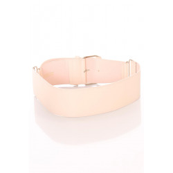 Ceinture rose large, boucle rectangle et attaches. SG-0418 - 2