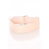 Ceinture rose large, boucle rectangle et attaches. SG-0418 - 2