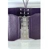 Ceinture de taille violette avec lacet au dos - 2