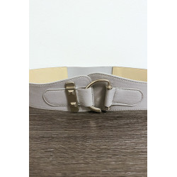 Ceinture grise avec forme ovale - 2