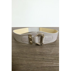 Ceinture grise avec forme ovale - 4