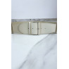 Grosse ceinture beige. Ceinture femme - 1