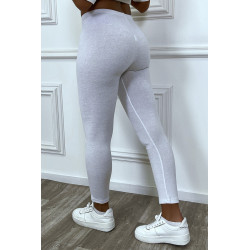 Legging blanc long tissus doux et épais - 3