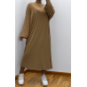 Robe simple camel - 1