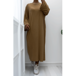 Robe simple camel - 2