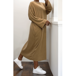 Robe simple camel - 3