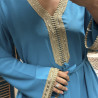 Abaya Qamar vert canard - 5