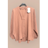 Blouse rose oversize dans une belle matière tombante - 1