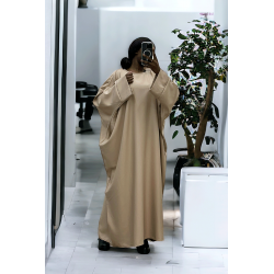 Abaya beige over size (36-52) coupe kimono - 3