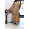 Abaya camel over size (36-52) coupe kimono - 2