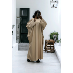 Abaya camel over size (36-52) coupe kimono - 3