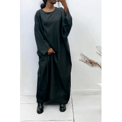 Abaya noire très ample (36-52) coupe kimono - 2