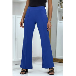 Pantalon patte d'éléphant bleu royal - 5