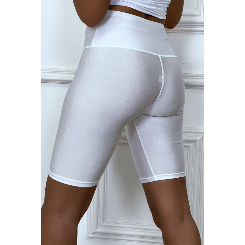 Cycliste de sport tendance blanc brillant - 4