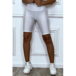 Cycliste de sport tendance blanc brillant - 5