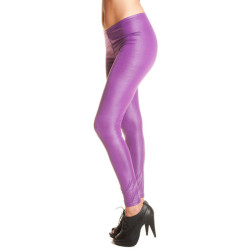 Leggings femme fashion dans une superbe matière brillante - 1