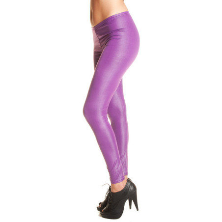 Leggings femme fashion dans une superbe matière brillante - 1