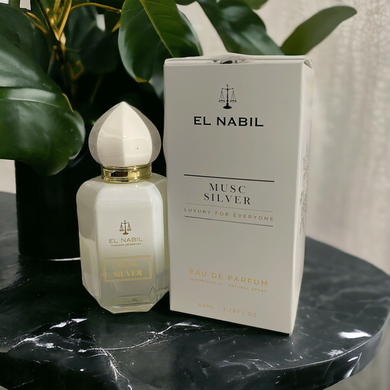 Eau de parfum MUSC SILVER EL NABIL 65ml - 1