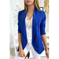 Veste Blazer royal col châle avec poches. Blazer femme 1526 - 1