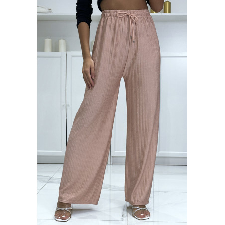 Pantalon palazzo rose tendance et chic - 4