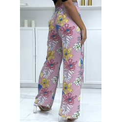 Pantalon palazzo rose tendance et chic - 1