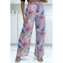 Pantalon palazzo rose tendance et chic - 3