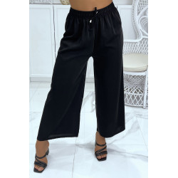 Pantalon palazzo noir très agréable à porter - 1