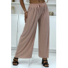 Pantalon palazzo plissé rose très tendance - 2