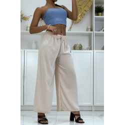 Pantalon palazzo beige très agréable à porter - 2