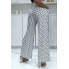 Pantalon palazzo moti D blanc inspiration de marque 