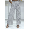 Pantalon palazzo moti D blanc inspiration de marque 