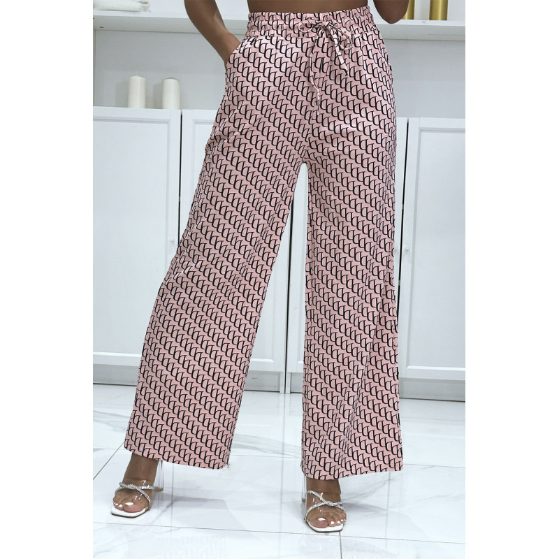 Pantalon palazzo moti D rose inspiration de marque 