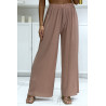 Pantalon palazzo rose plissé très tendance - 3